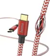 Hama charging cable reflective USB-C/USB-C 1.5m...