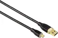 Hama micro USB-2.0 cable, gold-plated, double...