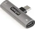 StarTech USB-C audio- & charging adapter black