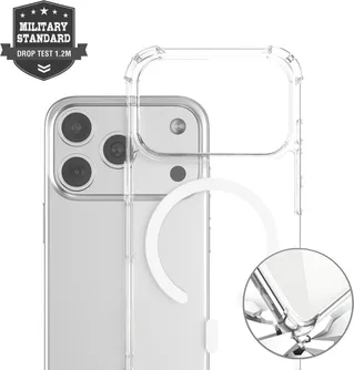 4smarts Hybrid Case Ibiza MagSafe для Apple iPhone 17 Pro Transparent