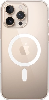 Эпл clear case with MagSafe для Айфон 16 Про Макс прозрачный