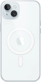 Эпл clear case with MagSafe для Айфон 15 Плюс прозрачный
