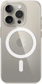 Эпл clear case with MagSafe для Айфон 15 Про прозрачный