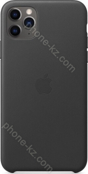 Apple iPhone 11 Pro Max Leather Case Black 