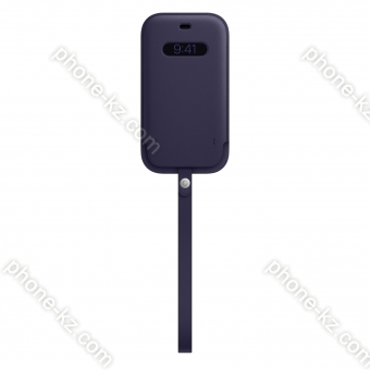 Apple iPhone 12/12 Pro Leather Sleeve with MagSafe Deep Violet 