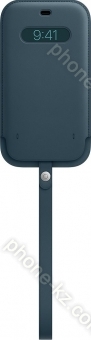 Apple iPhone 12 Pro Max Leather Sleeve with MagSafe Baltic Blue 