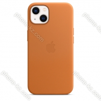 Apple iPhone 13 Leather Case with MagSafe Golden Brown 