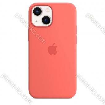 Apple iPhone 13 Mini Silicone Case with MagSafe Pink Pomelo 