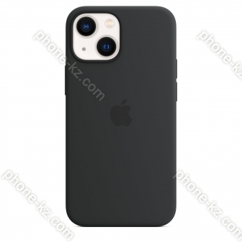 Apple iPhone 13 Mini Silicone Case with MagSafe Midnight 