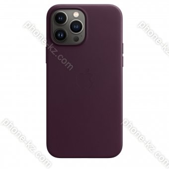 Apple iPhone 13 Pro Max Leather Case with MagSafe Dark Cherry 