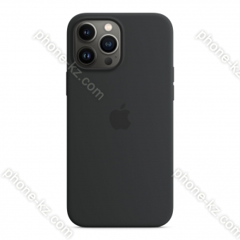 Apple iPhone 13 Pro Max Silicone Case with MagSafe Midnight 
