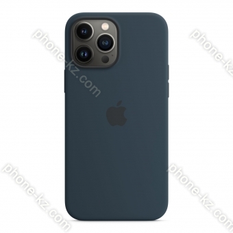 Apple iPhone 13 Pro Max Silicone Case with MagSafe Abyss Blue 