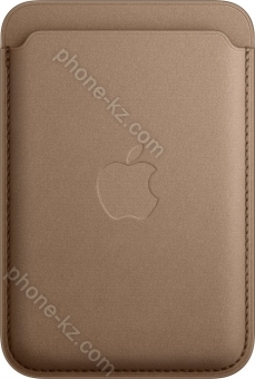 Apple iPhone Feingewebe wallet with MagSafe Taupe 