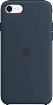 Эпл Айфон SE (2022) Silicone Case Abyss синий