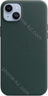 Apple leather case with MagSafe for iPhone 14 Plus forest green 