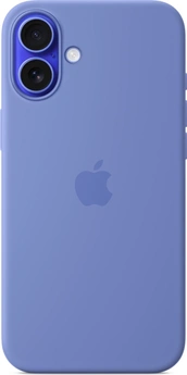 Эпл silicone case with MagSafe для Айфон 16 Плюс violet