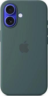Эпл silicone case with MagSafe для Айфон 16 sea зеленый