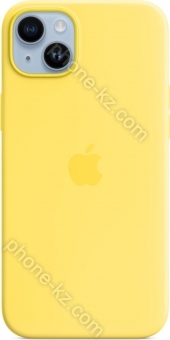 Apple silicone case with MagSafe for iPhone 14 Plus canary yellow 