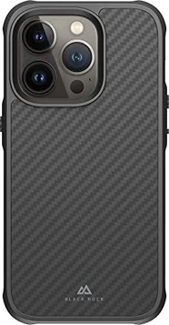 Black Rock Robust case Real carbon для Эпл Айфон 14 Про черный