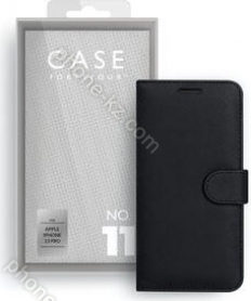 Case FortyFour No.11 for Apple iPhone 13 Pro Cross Grain Black 