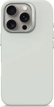 Decoded AntiMicrobial Silicone Back Cover для Apple iPhone 16 Pro Stone серый