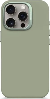 Decoded AntiMicrobial Silicone Back Cover для Apple iPhone 16 Pro jade зеленый