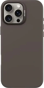 Decoded AntiMicrobial Silicone Back Cover для Эпл Айфон 16 Про Макс phantom черный