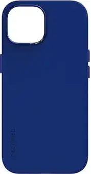 Decoded AntiMicrobial Silicone Back Cover for Apple iPhone 15 Galactic Blue