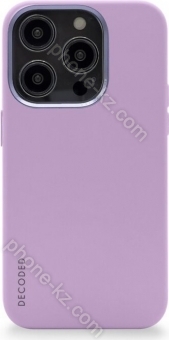 Decoded AntiMicrobial Silicone Back Cover for Apple iPhone 14 Pro Max Lavender 