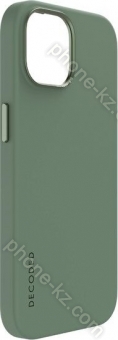 Decoded AntiMicrobial Silicone Back Cover for Apple iPhone 15 Plus Sage Leaf 