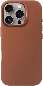 Decoded Leather Back Cover для Эпл Айфон 16 Про Tan коричневый
