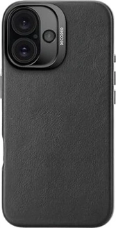 Decoded Leather Back Cover для Эпл Айфон 16 черный