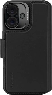 Decoded Leather Detachable wallet case для Эпл Айфон 16 черный