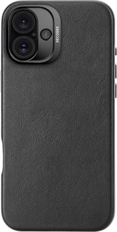 Decoded Leather Back Cover для Эпл Айфон 16 Плюс черный