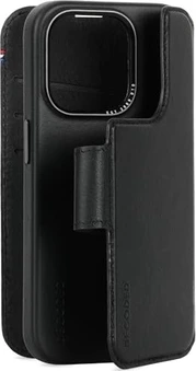 Decoded Leather Detachable wallet MagSafe для Эпл Айфон 15 Про черный