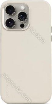 Decoded Leather Back Cover for Apple iPhone 15 Pro Clay 