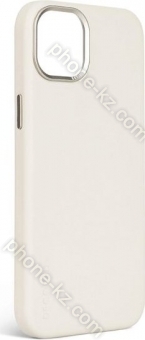 Decoded Leather Back Cover for Apple iPhone 15 Clay 