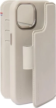 Decoded Leather Detachable wallet MagSafe для Apple iPhone 15 Plus Clay