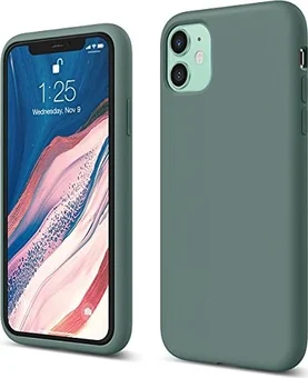 Elago Silicone case для Apple iPhone 11 midnight green