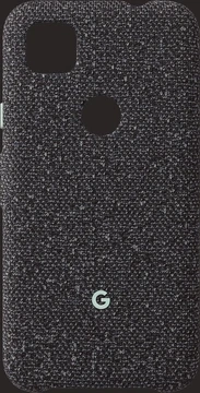 Гугл fabric Back Cover для Пиксель 4a Basically черный