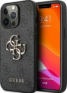 Guess Hard Cover 4G Metal Logo для Apple iPhone 13 Pro grey