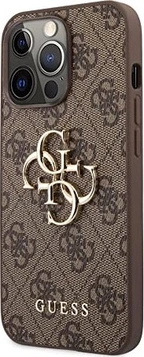 Guess Hard Cover 4G Metal Logo для Apple iPhone 13 Pro Max brown