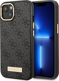 Guess Hard case 4G MagSafe для Эпл Айфон 14 Плюс черный