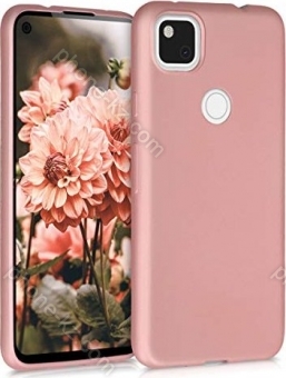 KWMobile mobile phone case for Google Pixel 4a rose gold metallic 