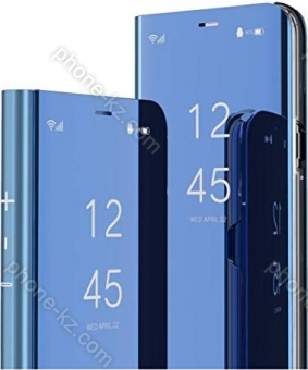 MRSTER clear View Standing Cover for Xiaomi Redmi Note 9 blue 