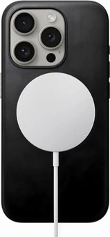 Nomad modern Leather case для Apple iPhone 16 Plus черный