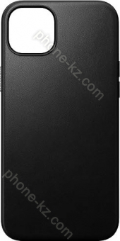 Nomad modern Leather case for Apple iPhone 15 Plus black 