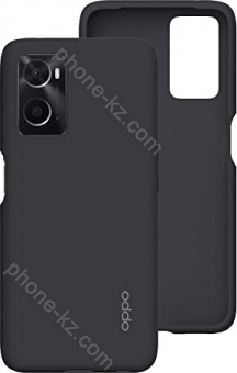 Oppo liquid Silicon case for Oppo A76/A96 black 