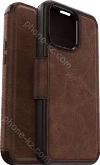 Otterbox Strada Folio MagSafe for Apple iPhone 15 Pro Max Espresso Brown 