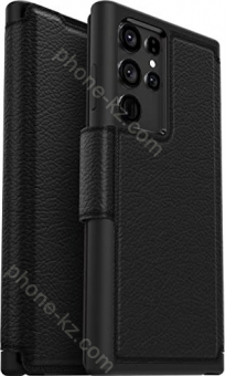 Otterbox Strada Folio (Non-Retail) for Samsung Galaxy S22 Ultra Shadow Black 
